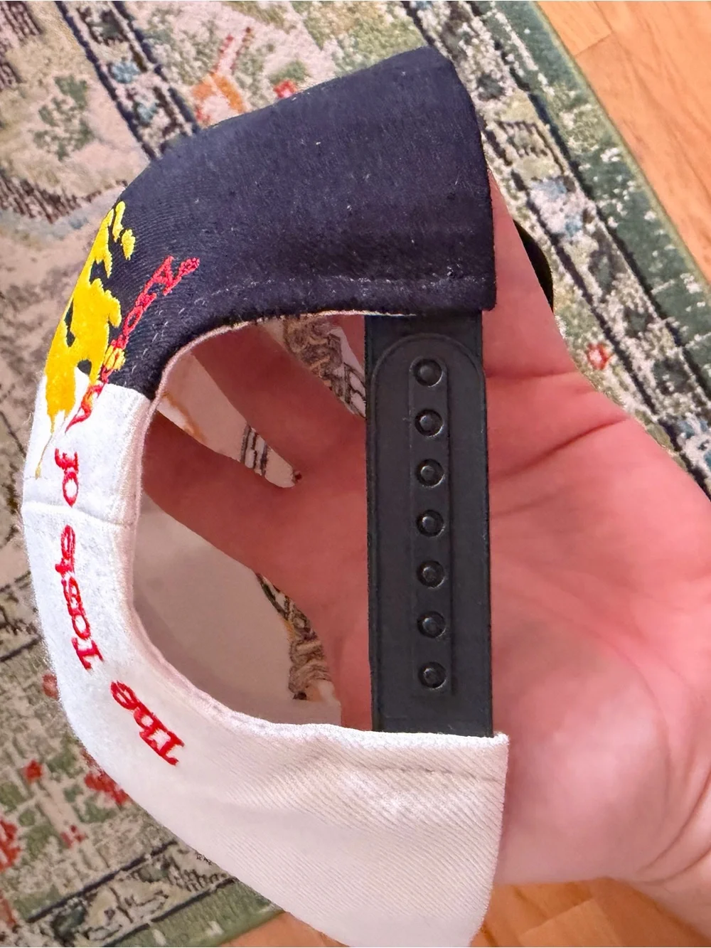 Logo Athletic Black and Yellow Race Rock Las Vegas Cap